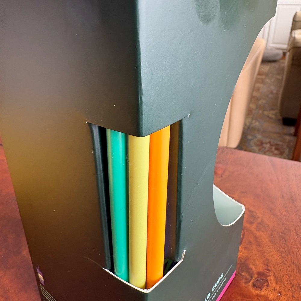 Hawaii. Starbucks Colorful Reusable Cups with Straws - Picture 6 of 6